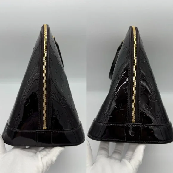 Authentic NEW Louis Vuitton Dark purple Vernis Alma GM - Picture 10 of 17